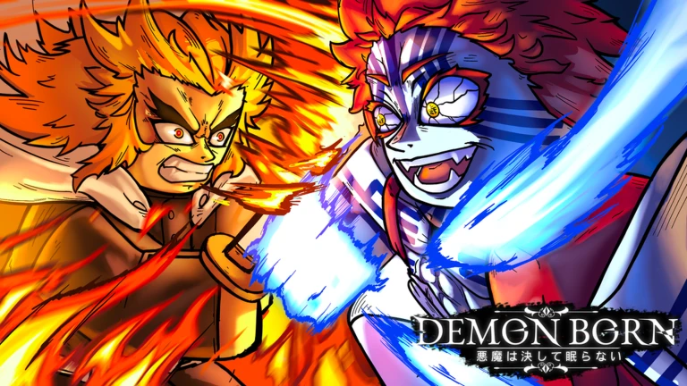 Demon Born beginner guide banner showing Slayer and Demon character creation screen