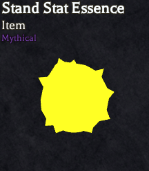 Stand Stat Essence icon in Bizarre Lineage used to reroll stand stat values.