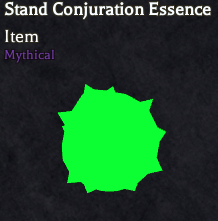 Stand Conjuration Essence icon in Bizarre Lineage used to max stand conjuration.