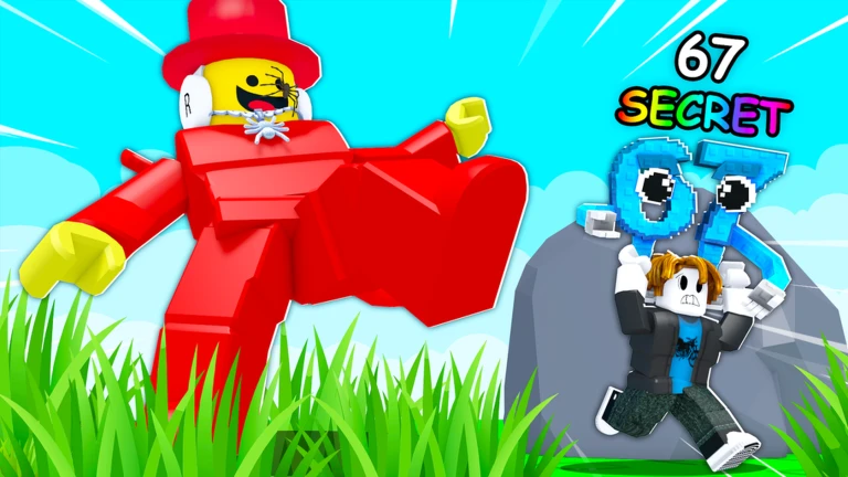 Shrink For Brainrots gameplay showing the shrink mechanic and brainrot collection