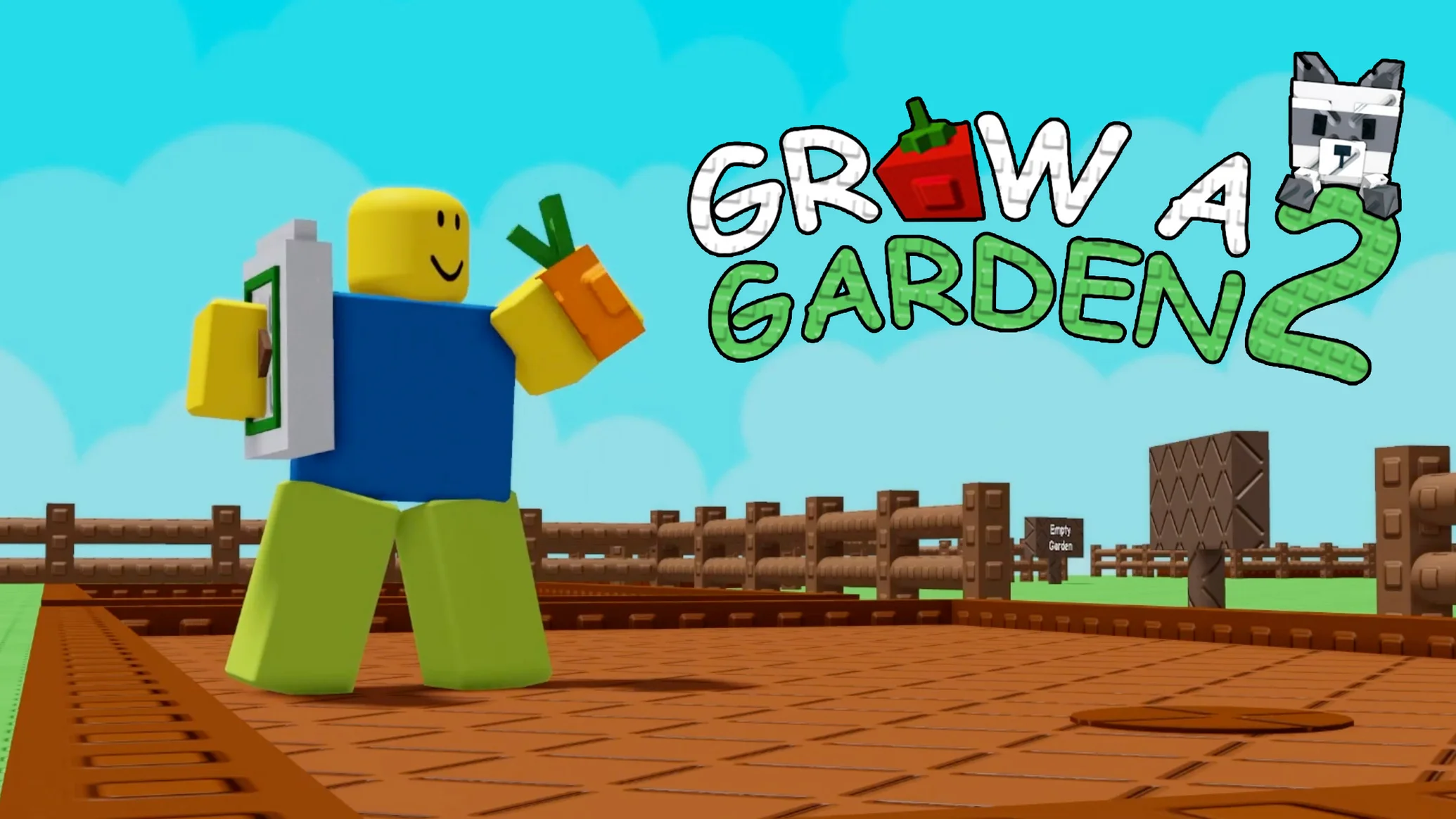 Grow a Garden 2 codes promo artwork showing garden farming and free seed rewards for June 2026