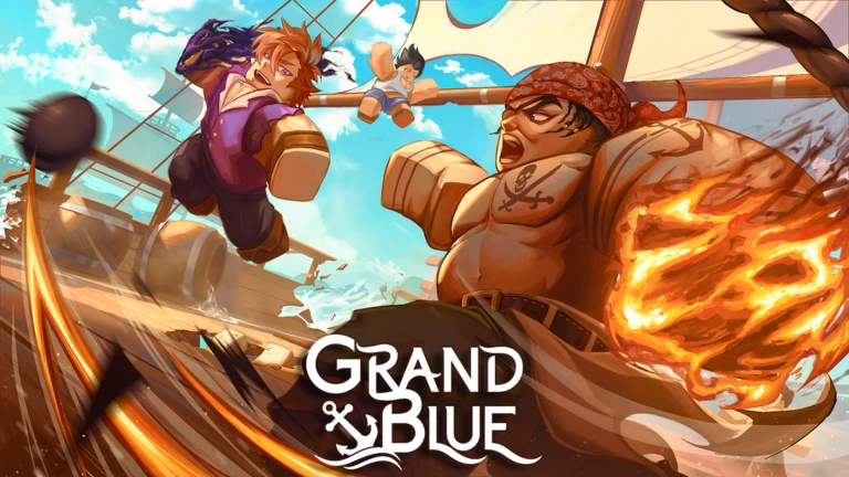 Grand Blue Roblox thumbnail for the Early Access pirate adventure